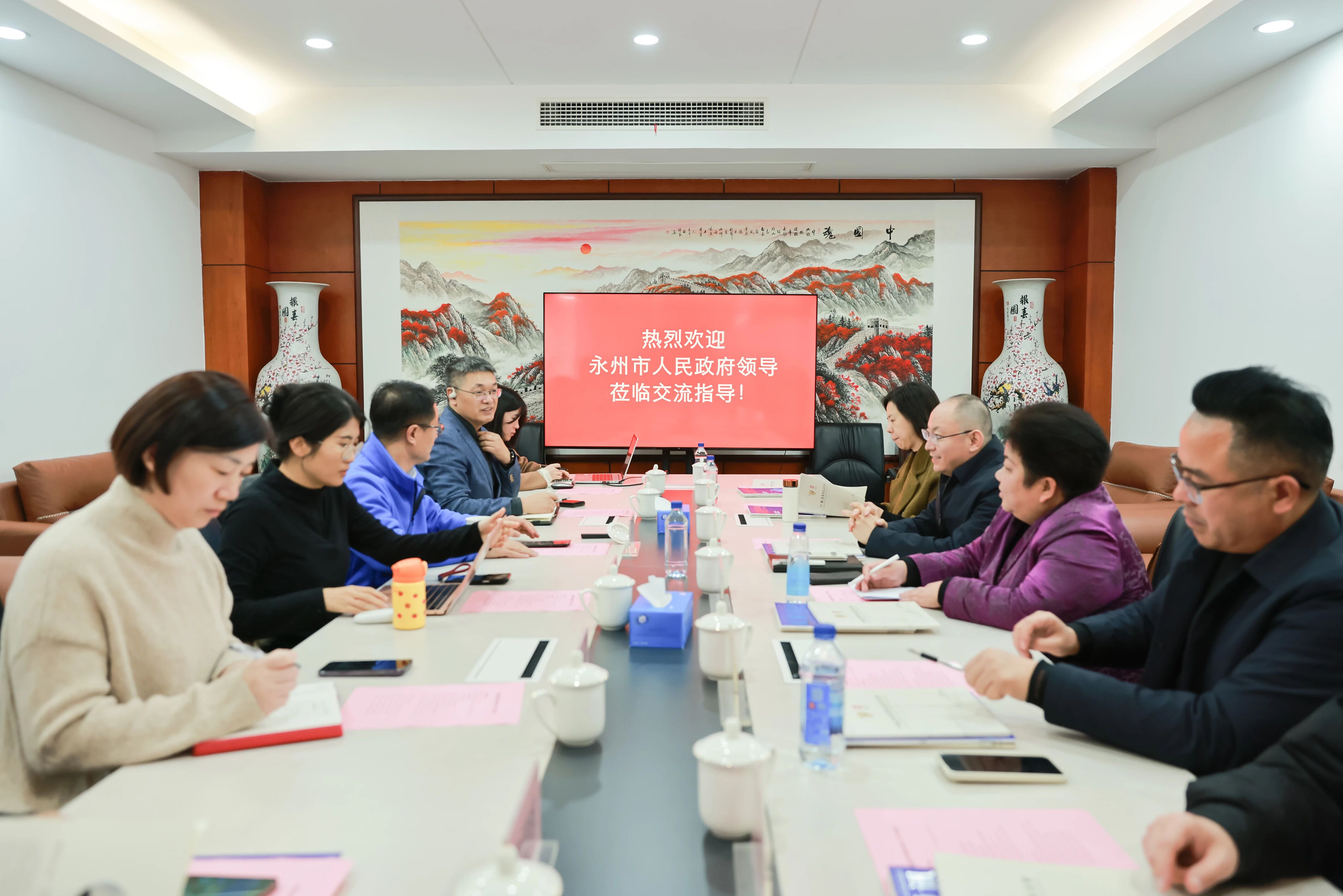  永州副市長率隊(duì)回訪蘇商 